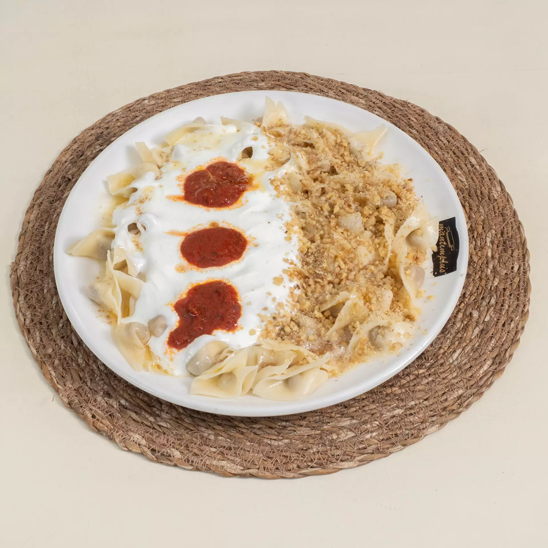 Yarı Yarıya Cevizli Mantı